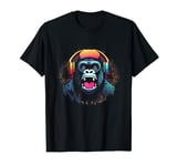 Retro Gorilla Monkey Gorilla VR Gamer T-Shirt