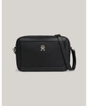 Tommy Hilfiger TH Essential Womens Smooth Crossover Bag - Black - One Size
