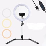 Led Anneau Lumineux Lampe Annulaire Pour Téléphone Maquillage Photographie Éclairage Caméra Studio Lampe De Remplissage Avec Trépied Support Pour Télé