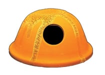 Namiba Terra 6549 Cachette en céramique en Forme de Noix de Coco sans Sol et avec 1 Ouverture Ocre Ø 12 cm Hauteur 8 cm