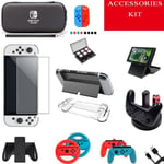 Rose Violette-Étui De Rangement Pour Nintendo Switch Oled, Pack De Sacs, Kit D'accessoires De Jeu, Sac De Voy