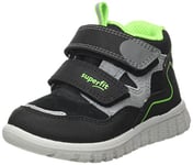 Superfit Sport7 Mini Sneaker, Black Green 0000, 3 UK