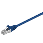Goobay Cat 5e F / UTP nätverkskabel - blå 0,50 m