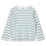 Liewood Apia Y/D stripe T-shirt LS – Y/D stripe: sea blue/white - 104