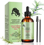 Rosemary Oil for Hair Growth,60Ml Organics Rosemary Mint Scalp & Hair Strengthen