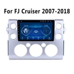 9 Pouces Android Car Stereo Radio Player Autoradio, avec Bluetooth WiFi Dsp - pour Toyota FJ Cruiser 2007-2018, Navigation GPS multimédia numérique