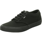 Vans Men's Mn Atwood Sneaker, Black Canvas Black Black, 7.5 UK