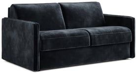 Jay-Be Slim Velvet 3 Seater Sofa Bed - Charcoal