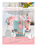 folia- Calendrier de l'Avent avec Sacs Pastel, 24 Pochettes pré-découpées dans différents Designs, étiquettes Cadeaux, Ruban en Satin et Feuille d'autocollants, 10263411
