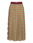 Striped Pleated Skirt *Villkorat Erbjudande Lång Kjol Multi/mönstrad GANT