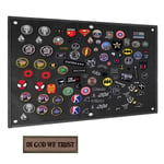 Shidan Tactical Board Patch Organizer Holder Display with Hook & Loop and Steel Hole + in GOD WE Trust