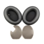 Remplacement Oreillettes en Mousse Coussin d'oreille Coussin pour SONY Accessoires Sony WH-1000XM4 cache-oreilles noirs (avec coton tuning)