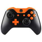 eXtremeRate LB RB LT RT Bumpers Triggers D-Pad ABXY Start Back Sync Buttons, Orange Full Set Buttons Repair Kits with Tools for Xbox One Standard & Xbox One Elite V1 Controller (Model 1697/1698)