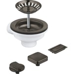 GROHE bottenventil 1 1/4 t/kv borstad hård grafit