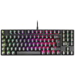 Mars Gaming MKREVOPROWBRES Black, Mechanical RGB Gaming Keyboard, TKL+ NUM, Brow