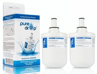2x Frigde Water Filter Fits Samsung Aqua-Pure DA29-00003F DA29-00003G HAFIN1EXP 