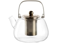 Leonardo Tè Per Te, Enklel Tekanna, 1200 Ml, Transparent, Glas, Infuser-Filter, 160 Mm