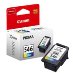 Genuine Canon CL546 Colour Ink Cartridge For PIXMA MG2455 Printer - Boxed