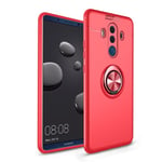 Deksel med ring for Huawei Mate 10 Pro - Rød