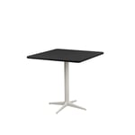Cane-Line - Cafebordsunderrede - Drop - Sand/bordsskiva 72X72 cm - Drop, Go - Lava Grey - Småbord & Sidobord utomhus - Beige