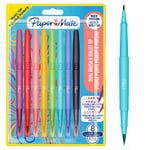 Paper Mate - Flair Dual felt tip pen 8-Blister (2199386)