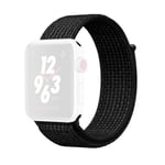 Apple Watch 7/8/9 41mm etc Sport Loop Klockarmband - Svart