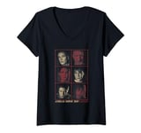 Womens American Horror Story Asylum Character Frames V-Neck T-Shirt