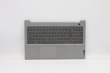 Lenovo ThinkBook 15 G2 ITL Keyboard Palmrest Top Cover Slovenian Grey 5CB1B35013
