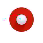 Swedish Ninja Candy big circle 360 S vägglampa Strawberry Red