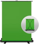 Elgato Green Screen - Fond vert rétractable, toile anti-plis résistante et installation rapide pour enlever l’arrière-plan en streaming ou visioconférence, sur Instagram, TikTok, Zoom, Teams, OBS