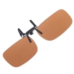 Clip On Blått Ljusfilter Blockering Glasögon Kontor Dator Anti UV Spänning Relief Brun 1par Brown 1pair