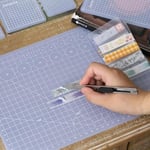 Multi-size Translucent Pvc Cutting Mat Patchwork Cut Pad Rubber A4