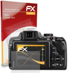 atFoliX 3x Screen Protection Film for Nikon Coolpix P610 matt&shockproof