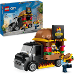 LEGO City 60404 Burger Van Food Truck Toy Vehicle Building Toys Kitchen Playset