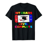 1st Grade Level Complete Graduate Gaming Boys Kids Gamer T-Shirt