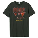 AC/DC - AC/DC Highway To Hell Amplified Vintage Charcoal Medium T Shir - K600z