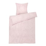 Juna - Monochrome Lines sengetøy 140x220 cm rosa/hvit