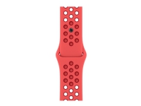 Apple Nike - Band för smart klocka - 41 mm - Vanlig storlek - bright crimson/gym red
