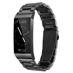 Fitbit Charge 3 Steel Hocolike Stainless Strap Black