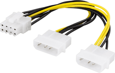 Adapter 2xMolex till 8-pin PCI-e