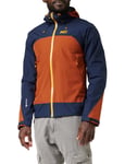 MILLET - Kamet Light GTX JKT M - Veste Hardshell Homme - Membrane Gore-Tex Imperméable - Alpinisme - Bleu/Orange S