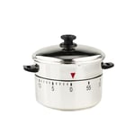 XII Cooking Pot Kjøkkentimer KXD0004 - Unisex - Kvarts urverk - Stainless Steel