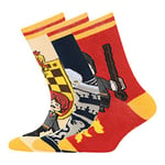 LEGO Harry Potter Unisex Socken 3er Pack Gryffindor LWHans 103 Socks 3 Pack, 352 Dark Red, 31/33