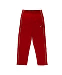 Nike Mens Basketball Joggers Red Dri Fit Sports Track Pants 382860 648 Textile - Size X-Large