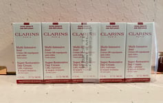 Clarins Super Restorative Day Cream 50ml (10 x 5ml) All Skin Type