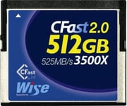 WISE Carte CFast 2.0 VGP 130 3500x 512Gb Blue
