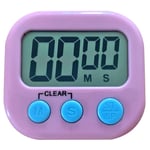 Akaddy LCD Digital Timer Magnetic Kitchen Countdown Alarm Clock with Stand (Pink)