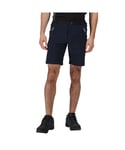 Regatta Mens Xert Stretch III Polyamide Walking Shorts - Navy - Size 44 (Waist)
