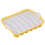 Sausage Mould,6 Cavity DIY Silicone Sausage Making Mold Microwave Oven Ham Hot Dog Mould Kitchen Baking Accessory(Yellow)