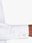 Charles Tyrwhitt Semi-Cutaway Collar Egyptian Cotton Link Weave Slim Fit Shirt White 16.5 36 male 100% cotton